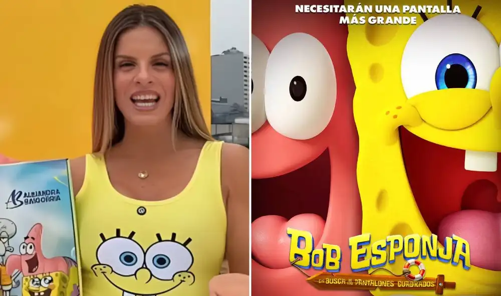 Película de Bob Esponja que contará con la voz de Alejandra Baigorria se estrena en Navidad.