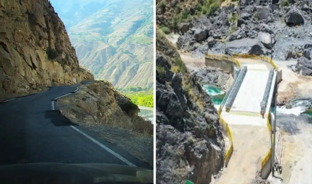 Carretera hacia Huancaya será mejorada con S/35 millones en cuatro fases Carretera hacia Huancaya será mejorada con S/35 millones en cuatro fases