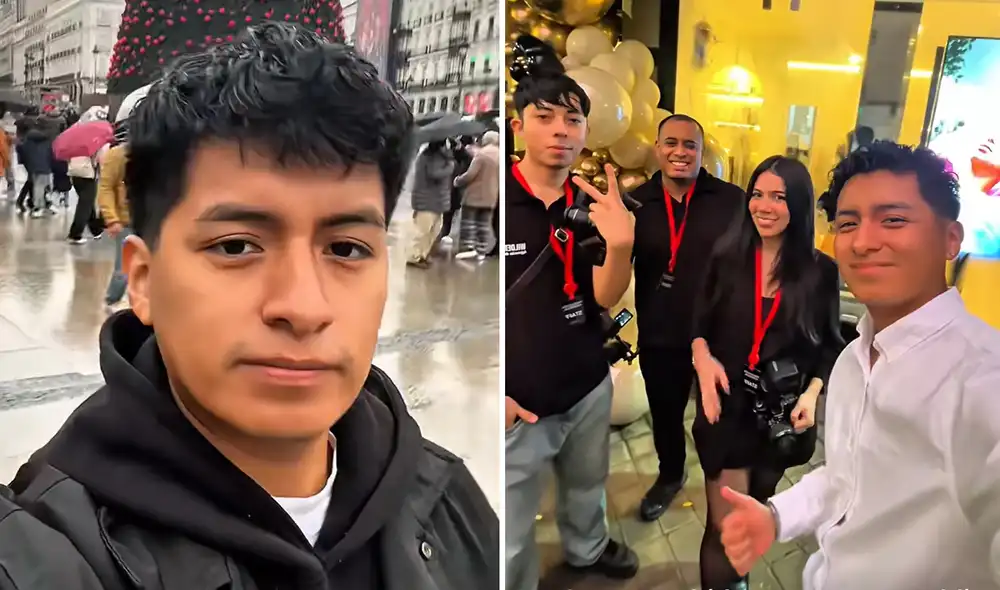 Emprendedor peruano triunfa en Madrid. Emprendedor peruano triunfa en Madrid.