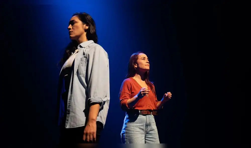 En escena Rocío Limo y Vera Castaño. En escena Rocío Limo y Vera Castaño.