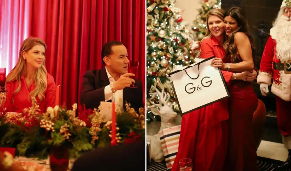 Brunella Horna y Richard Acuña celebraron un lujoso intercambio de regalos. Foto: composición LR/difusión