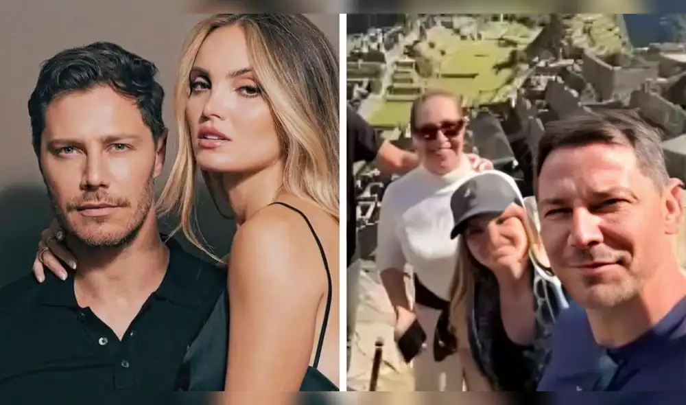 ‘Cachaza’ se luce en Cusco acompañada por los padres de su prometido, André Bankoff