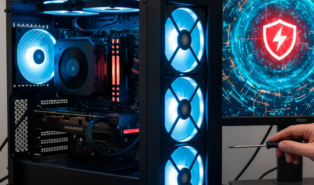 Las fallas con ordenadores son más frecuentes de lo que parecen. Foto: Composición / Gemini Las fallas con ordenadores son más frecuentes de lo que parecen. Foto: Composición / Gemini