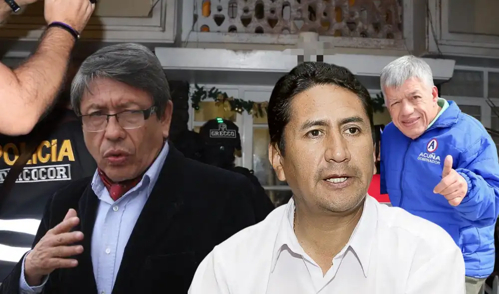 Los personajes políticos claves se encuentran al margen de la justicia tras los allanamientos realizados en su contra por presuntos actos de corrupción. Foto: Composición/LR Los personajes políticos claves se encuentran al margen de la justicia tras los allanamientos realizados en su contra por presuntos actos de corrupción. Foto: Composición/LR