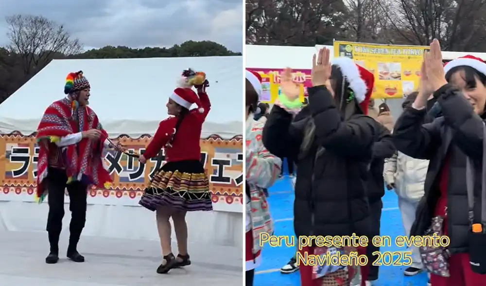 Festival navideño en Japón también tuvo presentaciones de bachata y salsa.