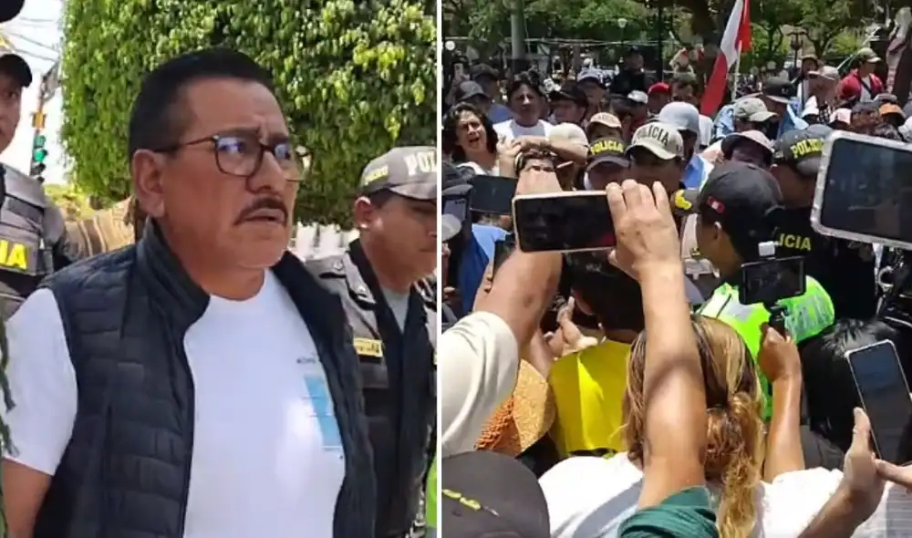 Las altas autoridades no accedieron al pedido de la población. Foto: captura de pantalla/Víctor Quilca/Facebook Las altas autoridades no accedieron al pedido de la población. Foto: captura de pantalla/Víctor Quilca/Facebook