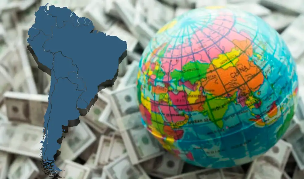América Latina destaca con dos países por su PIB.