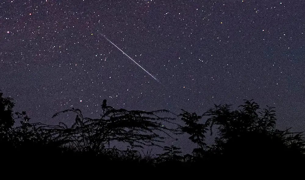 Una lluvia de meteoros Gemínidas iluminará el cielo de Estados Unidos. Foto: AFP.