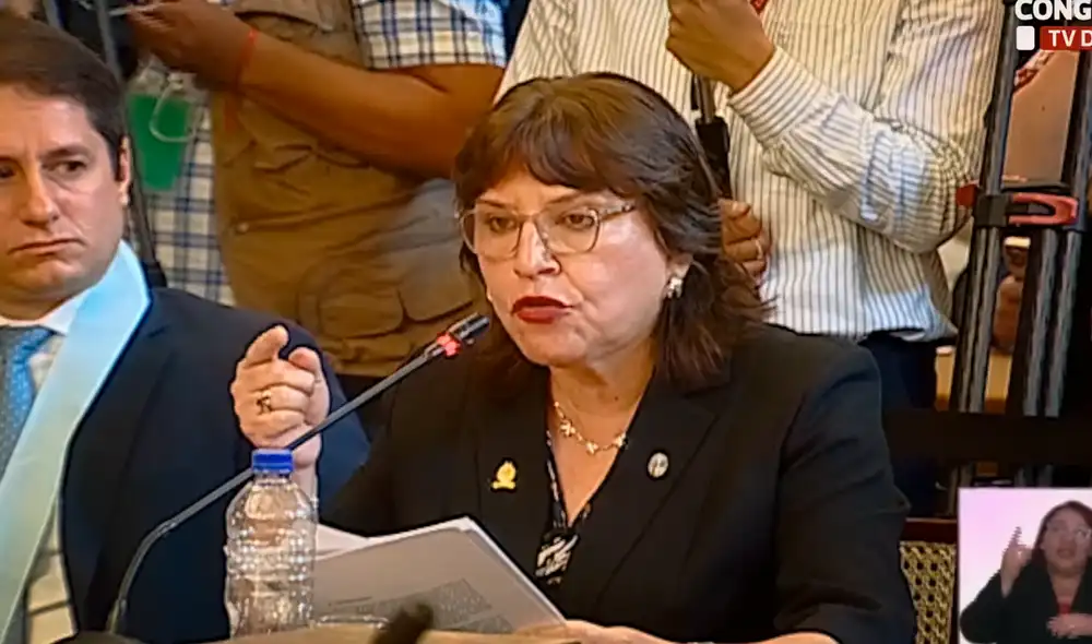 Delia Espinoza ya ha sido inhabilitada por el Congreso por 10 años. Foto: Congreso