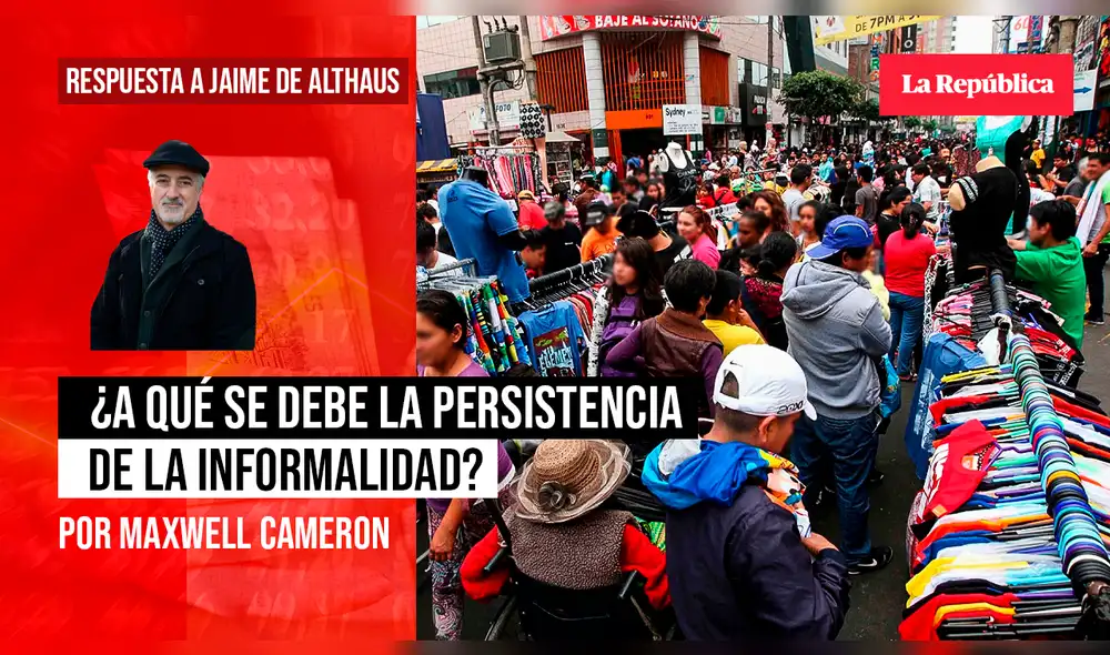 Maxwell Cameron responde a De Althaus