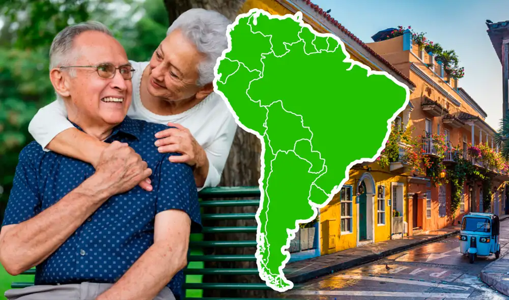 Jubilados de Estados Unidos encuentran en América Latina costos más accesibles. Foto: Composición LR Jubilados de Estados Unidos encuentran en América Latina costos más accesibles. Foto: Composición LR