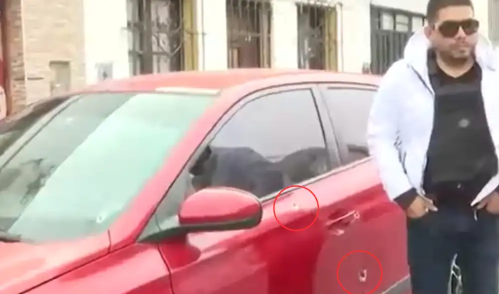 Balean auto de periodista que investigó a Ciro Castillo en el Callo. Foto: difusión