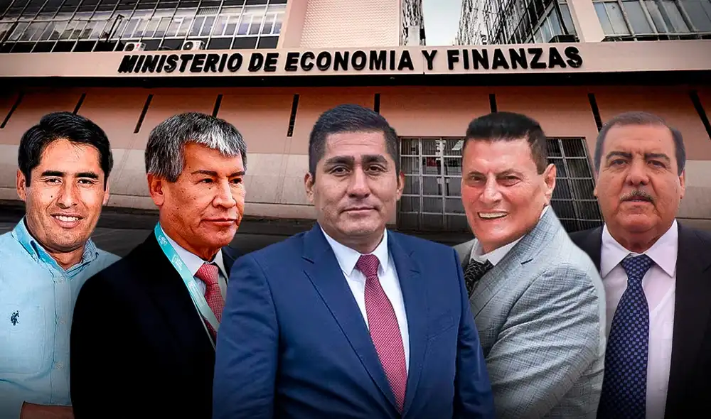 Gobernadores regionales buscan “estafar” al MEF y devengan dinero “fantasma” para incrementar ejecución presupuestal. Foto: composición LR