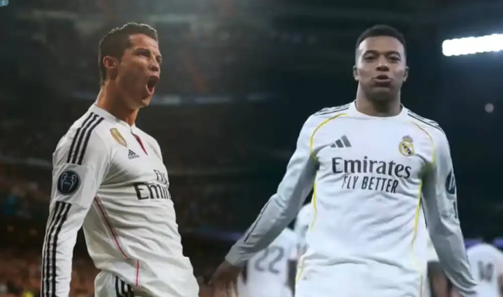 El astro francés rindió homenaje a 'Cr7' en el partido contra Sevilla. Foto: Lr/ESPN