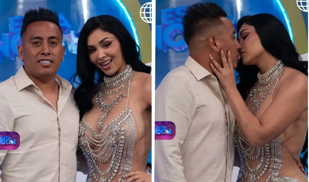 Pamela López y Christian Cueva celebran su amor Foto: Composición LR