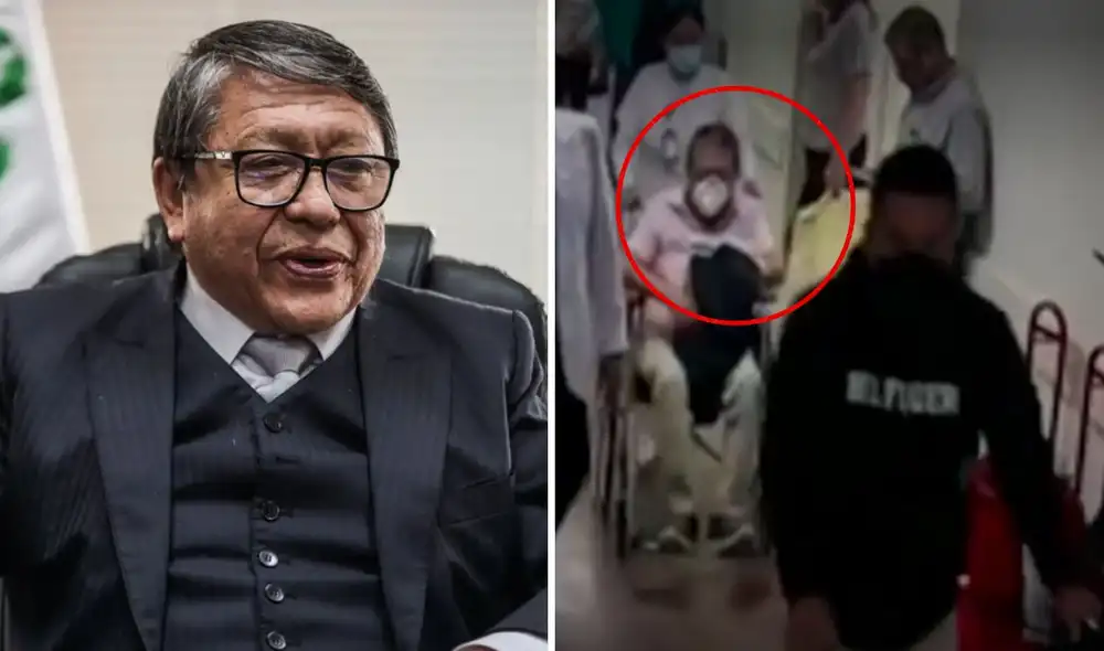 Ciro Castillo se retiró de la clínica donde estaba internado tras conocer orden de detención preliminar. Foto: captura/Cuarto Poder