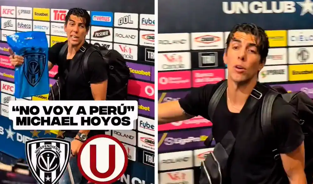 Michael Hoyos confirmó que no seguirá como jugador de Independiente del Valle. Foto: composición LR/captura de la Banda de Odriozola
