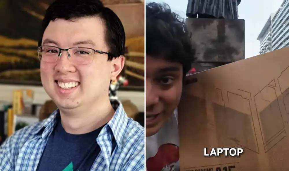 Trabajador de Phillip Chu Joy hizo unboxing para mostrar la canasta del influencer.