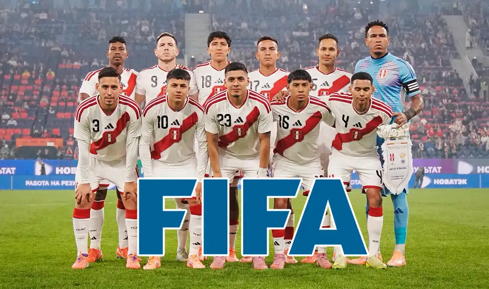La selección peruana empezó el año en el puesto 42 del ranking FIFA y terminará nueve casillas por debajo. Foto: composición de LR/FPF