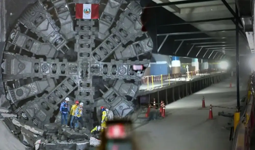 Así va el avance de la tuneladora Delia de la Línea 2 del Metro, que atravesará 13 distritos de Lima: obra estará lista en 2027