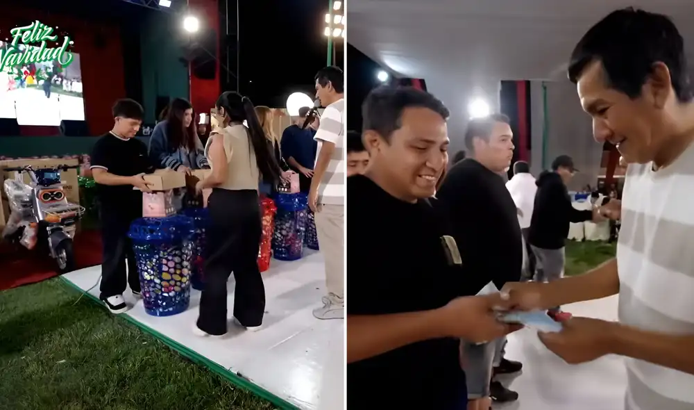 La Bella Luz celebró su compartir navideño con costosos regalos. Foto: composición LR/difusión