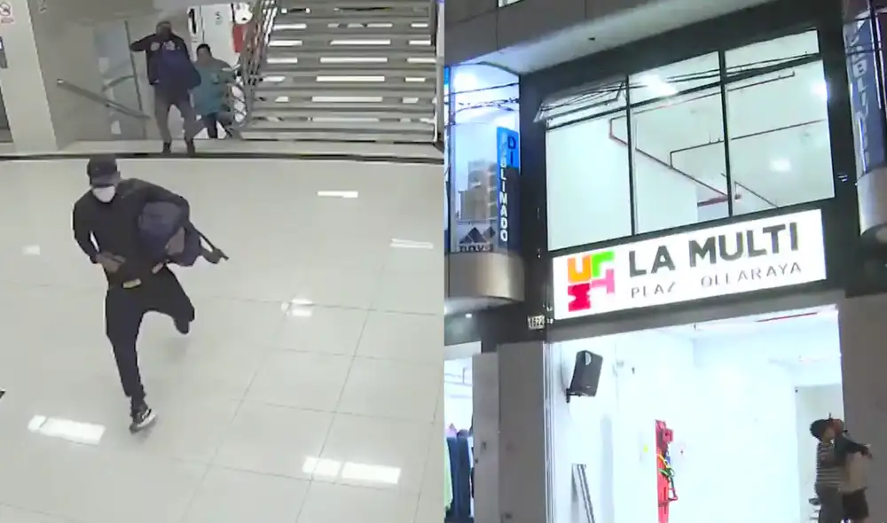 Delincuentes asaltan a cambista en Gamarra. Foto: composición LR