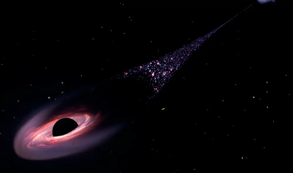 Las observaciones del telescopio James Webb confirmaron un fenómeno cósmico que en teoría debería existir. Foto: NASA/ESA