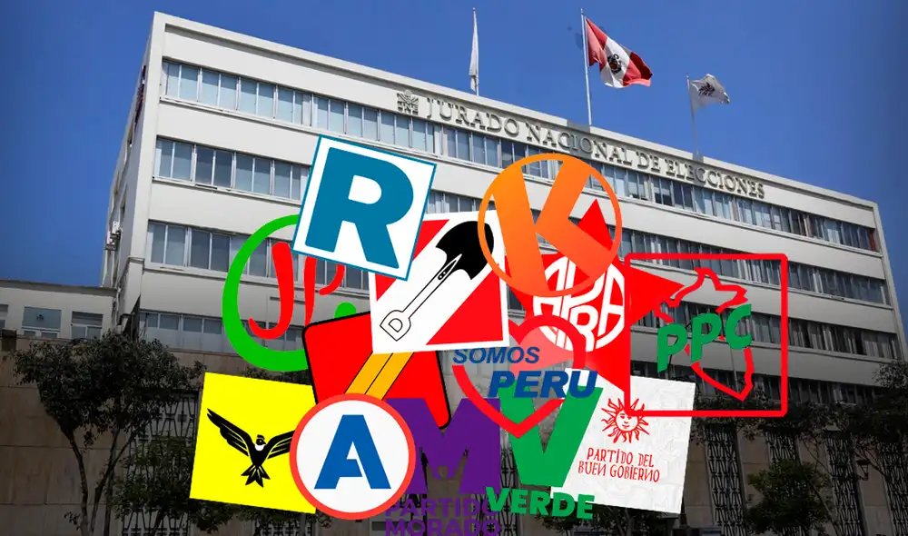 Partidos políticos presentaron su inscripción ante el JEE para las Elecciones 2026. Foto: Composición/LR