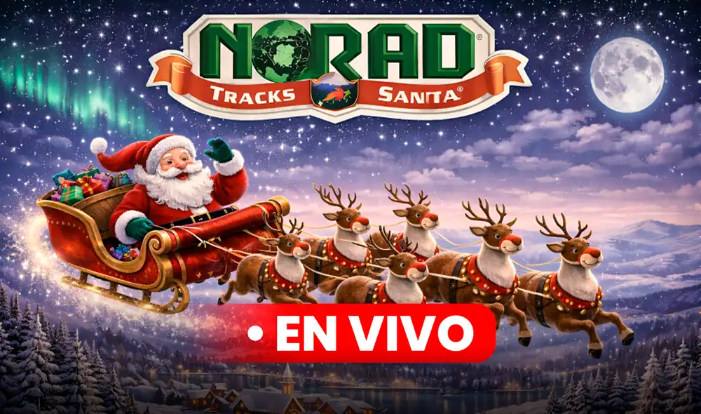 A través de NORAD Tracks Santa o Google Santa Tracker, podrás seguir el recorrido de Papá Noel en tiempo real.