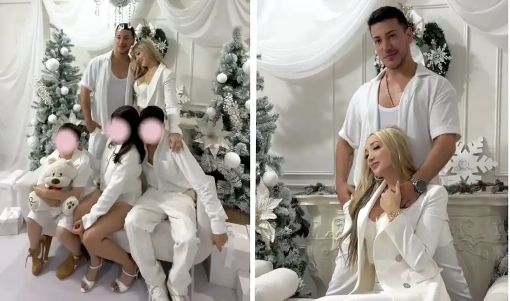 Ramina Gachoy se reconcilió con Jean Paul Santa María Foto: Composición LR