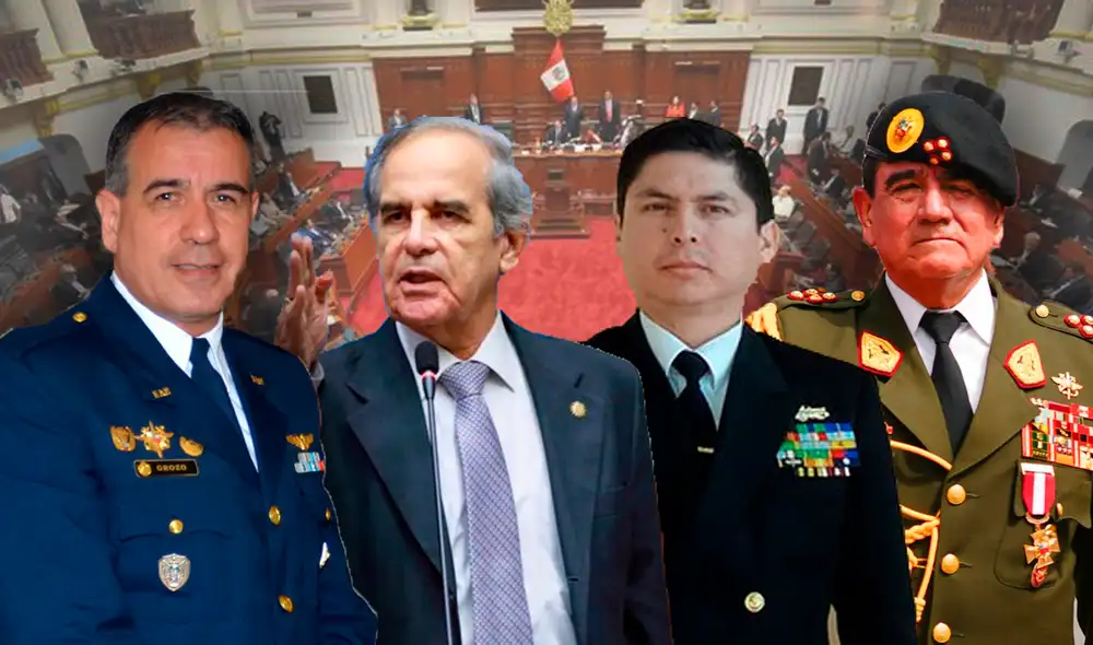 Cuatro candidatos presidenciales han formado parte de las fuerzas del orden. Foto: composición LR
