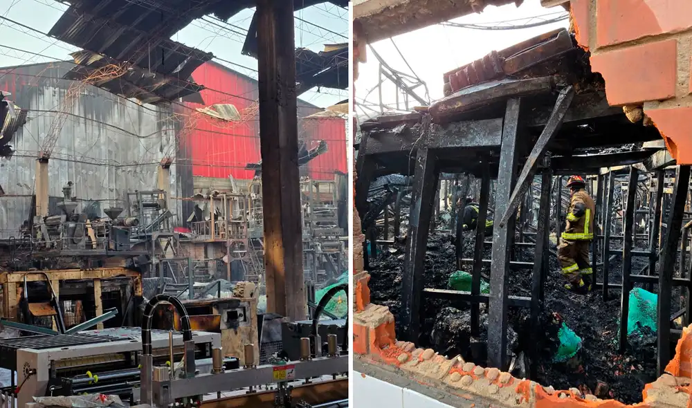 Bomberos tuvieron que luchar por más de 8 horas para apagar el incendio en SJL.