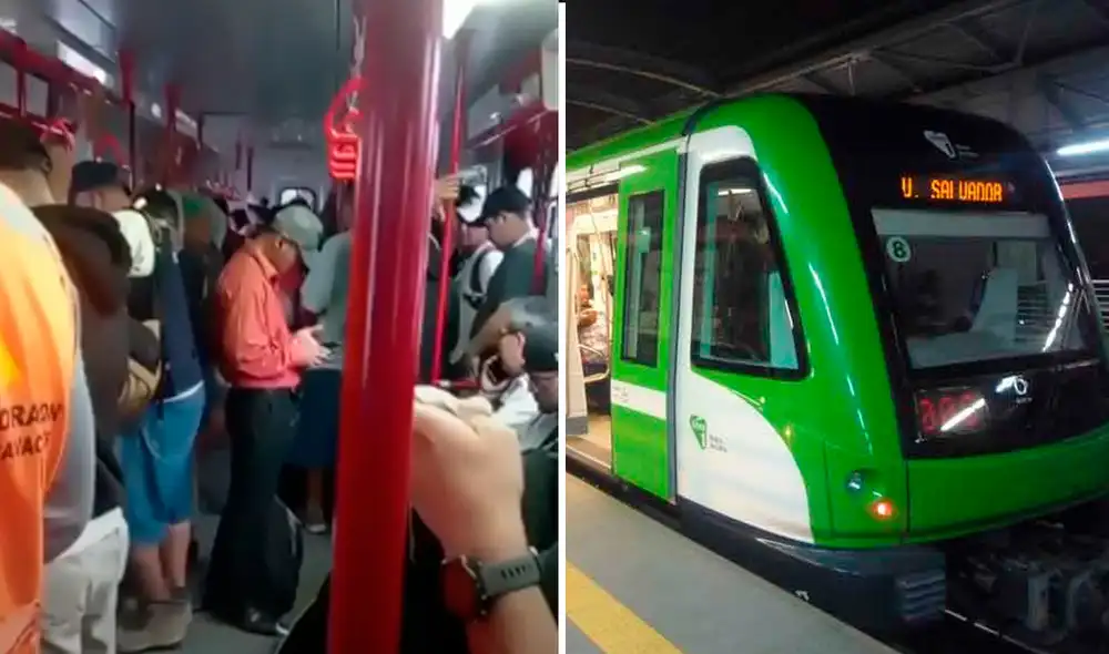 La unidad permanece varada a unos 20 metros de la Estación San Borja Sur.