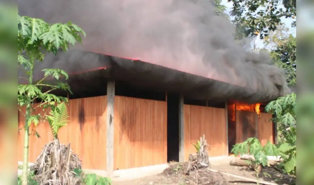 El ataque al puesto de control en río Santiago, Amazonas. Foto: GTANW El ataque al puesto de control en río Santiago, Amazonas. Foto: GTANW