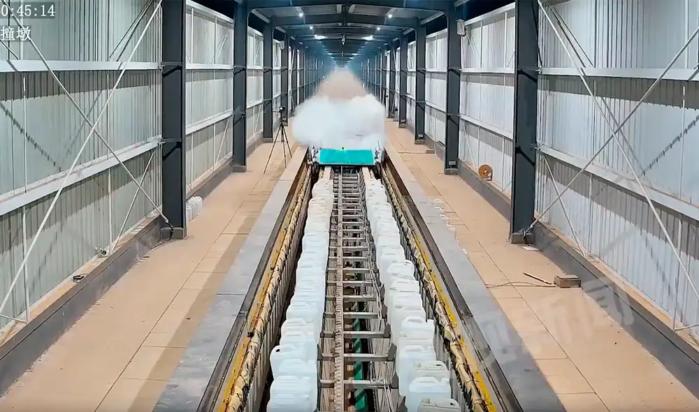 China establece un nuevo récord en propulsión maglev superconductora. Foto: CCTV