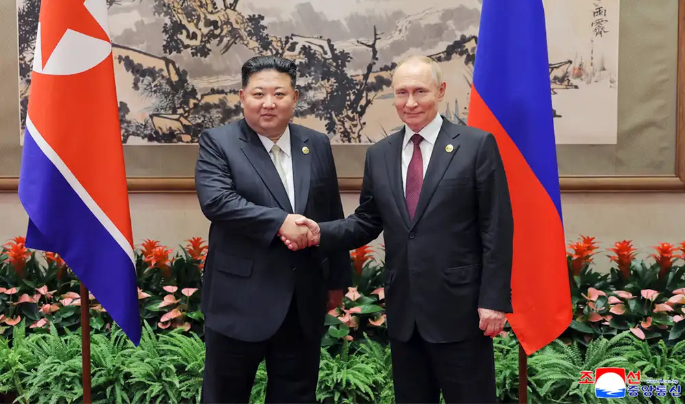 Kim Jong-un envía una carta de Año Nuevo a Vladímir Putin reafirmando el apoyo incondicional de Corea del Norte a Rusia.