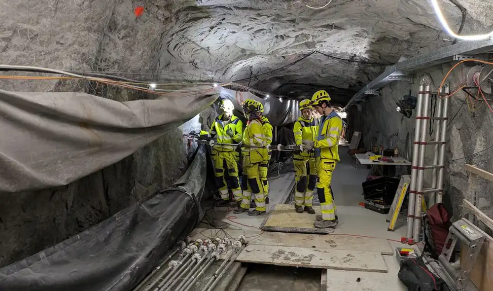 Investigadores provocan pequeños terremotos bajo los Alpes. Los resultados ayudarán a comprender las fallas. Foto: Bedretto Underground Laboratory for Geosciences and Geoenergies