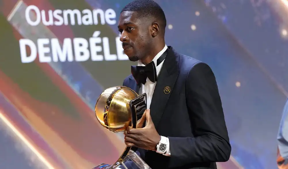 Ousmane Dembélé ganó un nuevo trofeo.