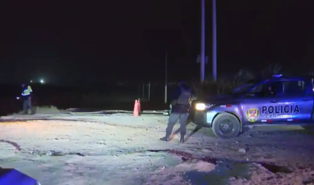 La víctima fue hallada por la Policía en el descampado de Chuquitanta.