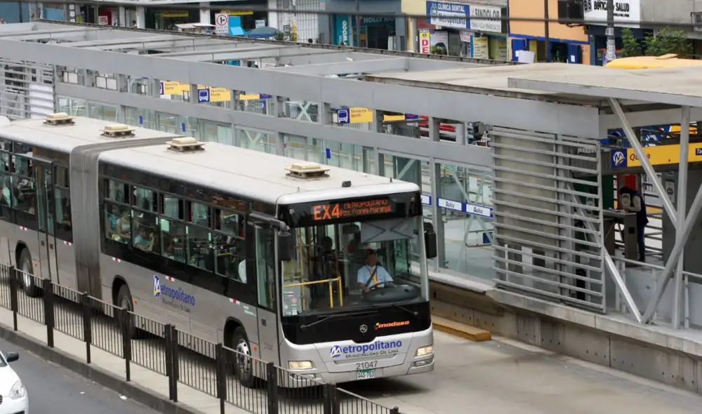 Rutas del metropolitano por Año Nuevo. Foto: difusión