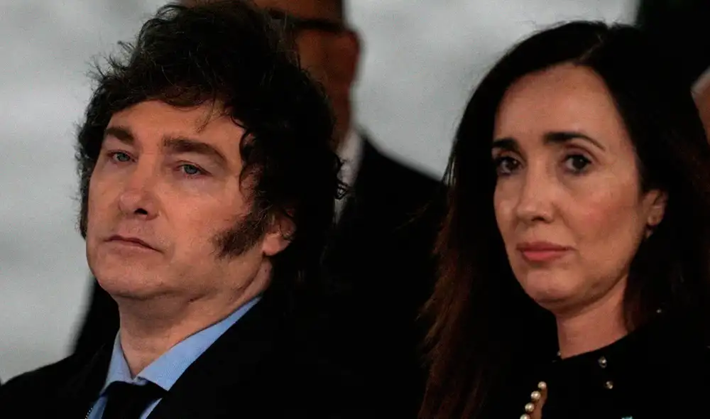 Según la justificación del Gobierno, Milei y Villarruel son "los únicos dos electos por la gente". Foto: AFP.