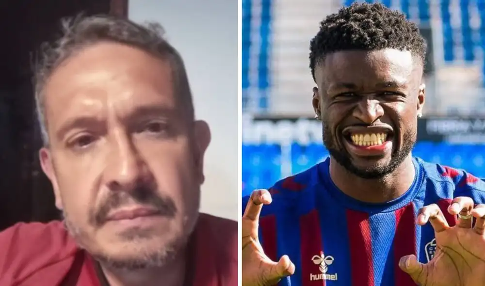 Franco Velazco defendió el fichaje de Sekou Gassama por parte de Universitario. Foto: composición LR/ Tiempo Crema/ X