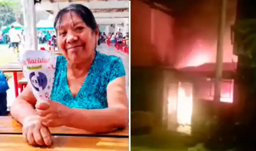 La adulta mayor intentó rescatar a su esposo, pero falleció en medio del incendio.