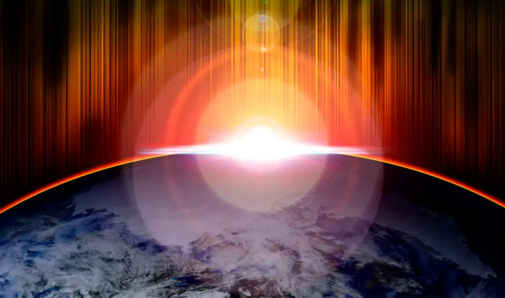 Un antiguo estallido de rayos gamma procedente del espacio fue detectado por el James Webb. Foto: Focus