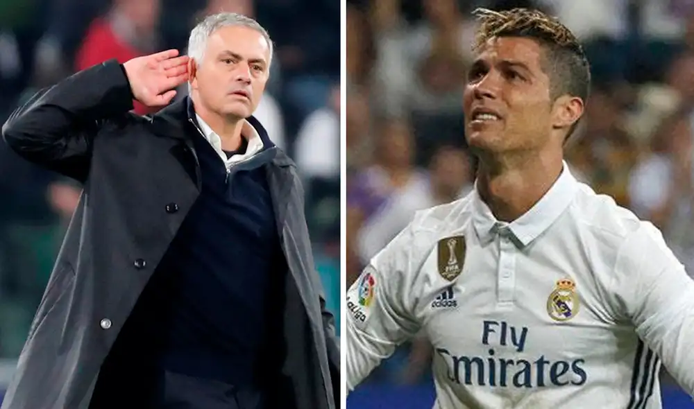 José Mourinho dirigió a Cristian Ronaldo en el Real Madrid durante tres temporadas. Foto: composición de LR/AFP