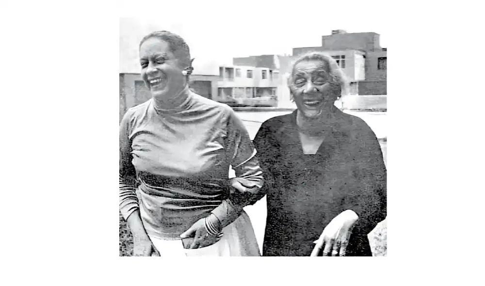 Chabuca Granda y Victoria Angulo. Imagen: Difusión.