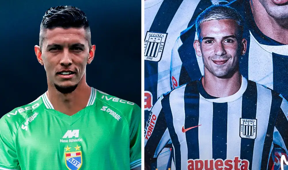 Juan David Valencia y Mateo Antoni fueron anunciados en este mercado de fichajes. Foto: composición de LR/ADT/Alianza Lima