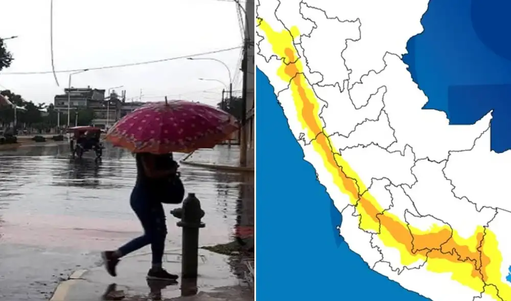 Pronóstico de lluvias y nevadas en diversas regiones de la sierra