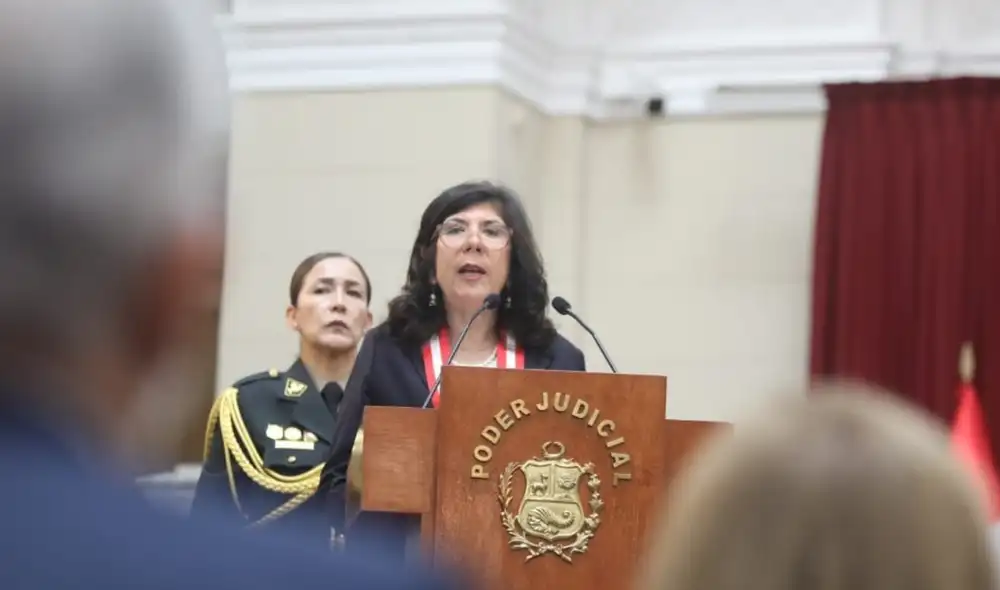 Janet Tello salió en defensa de los jueces del Poder Judicial ante ataques en su contra.  Foto: Poder Judicial