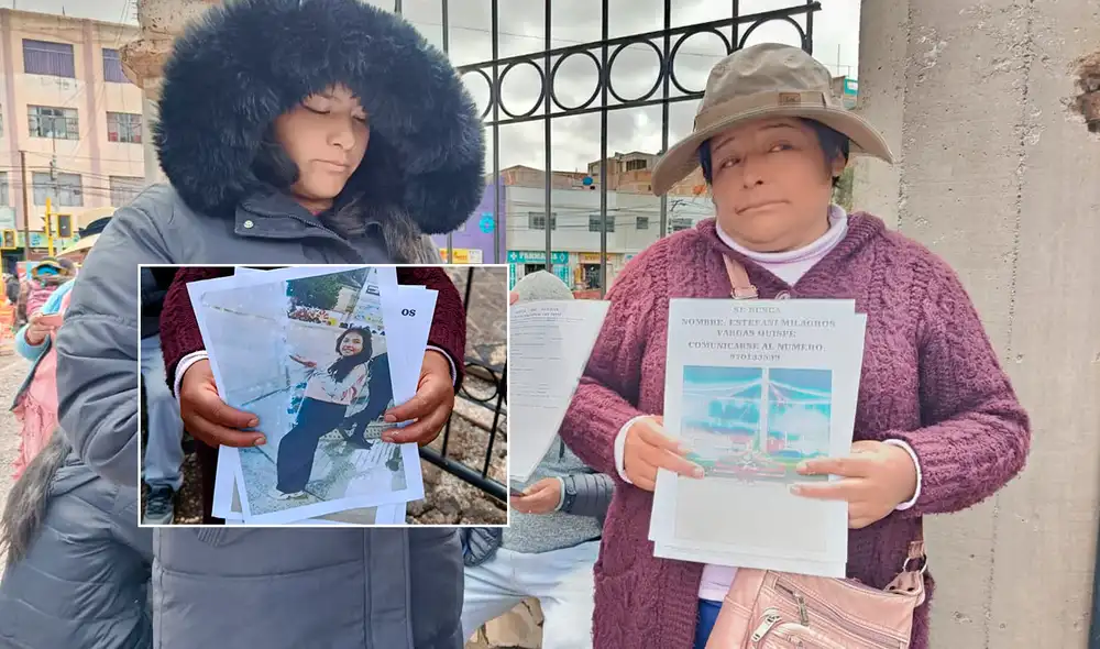 Familiares solicitan apoyo urgente a la ciudadanía para dar con su paradero. Créditos: Cinthia Alvarez / La República. Familiares solicitan apoyo urgente a la ciudadanía para dar con su paradero. Créditos: Cinthia Alvarez / La República.